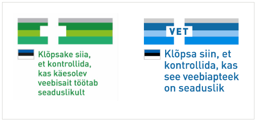Seadusliku internetiapteegi logod